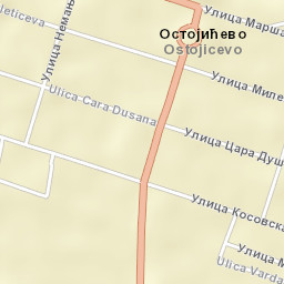 Ostojićevo Street Map