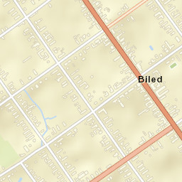 Biled Street Map