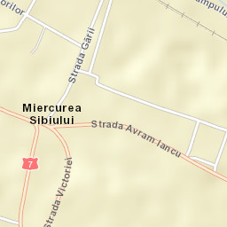 Miercurea Sibiului Street Map