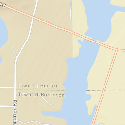 West County Road CC Couderay WI 54828 Street Map