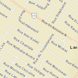 Lavaltrie Street Map
