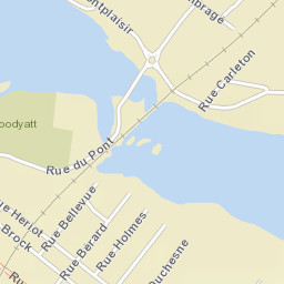 Drummondville Street Map