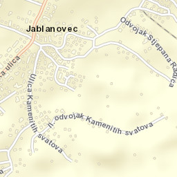 Jablanovec Street Map