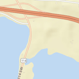 1349-1599 Minnesota 114, Alexandria, MN Street Map