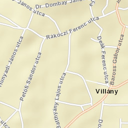 Villány Street Map