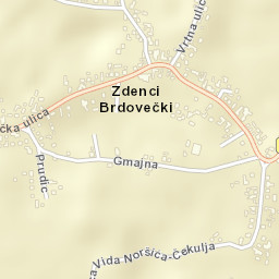 Zdenci Brdovečki Street Map