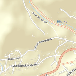 Gradska četvrt Podsljeme Street Map
