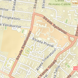 Sfântu Gheorghe Street Map