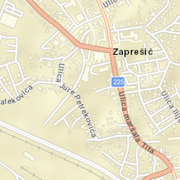 Zaprešić Street Map