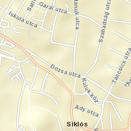 Siklós Street Map