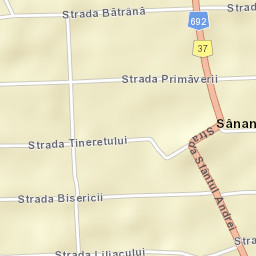 Sânandrei Street Map