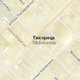 Tikhoretsk Street Map