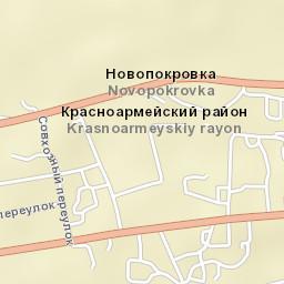 Novopokrovka Street Map