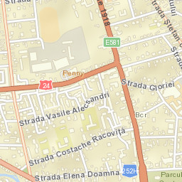 Municipiul Tecuci Street Map