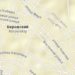 Kirovskiy Street Map