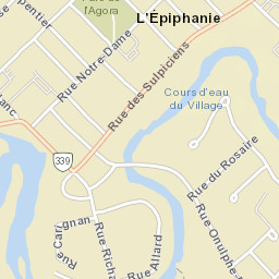 L'Épiphanie Street Map