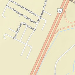 Contrecoeur Street Map