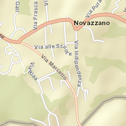 Novazzano Street Map