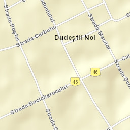Comuna Dudeştii Noi Street Map