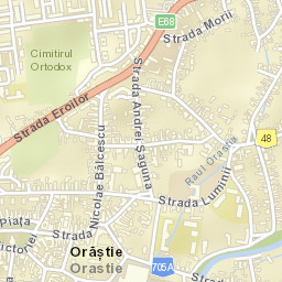 Municipiul Orãştie Street Map