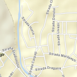 Cugir Street Map