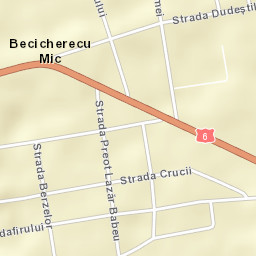 Comuna Becicherecu Mic Street Map