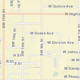 409-673 Southwest 11th Street Hermiston Street Map