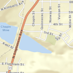 200-298 N Stephenson Ave, Iron Mountain Street Map