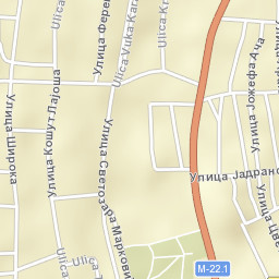 Bačka Topola Street Map