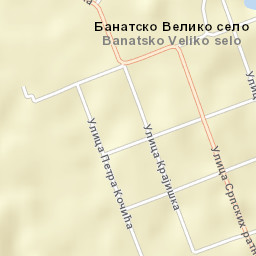 Banatsko Veliko Selo Street Map