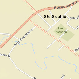 Sainte-Sophie Street Map
