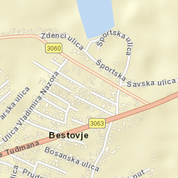 Bestovje Street Map