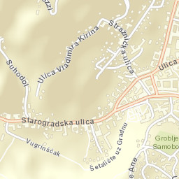 Grad Samobor Street Map