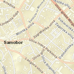 Samobor Street Map
