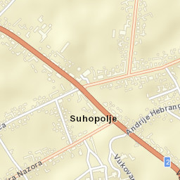 Suhopolje Street Map