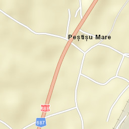 Peștișu Mare Street Map