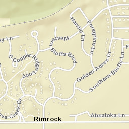 3015 East Copper Ridge Loop Billings MT Street Map