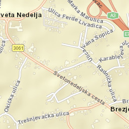 Sveta Nedelja Street Map