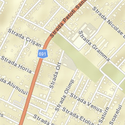 Dumbrăviţa Street Map