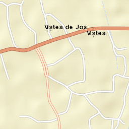 Viștea de Jos Street Map