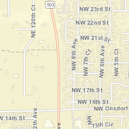 1317 Northwest 12th Avenue, Battle Ground, Street Map