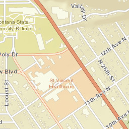 1000-1002 North Broadway, Billings, MT Street Map