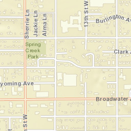 1232 Custer Avenue, Billings, MT 59102 Street Map