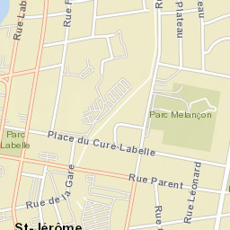 Saint-Jérôme Street Map
