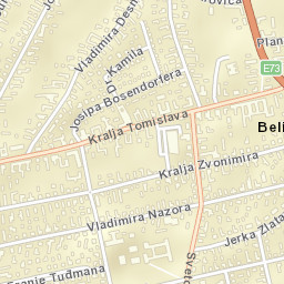 Beli Manastir Street Map