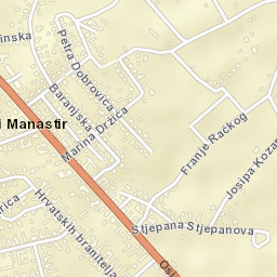Grad Beli Manastir Street Map