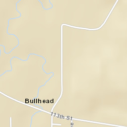 Rain in the Face Ave Bullhead SD Street Map