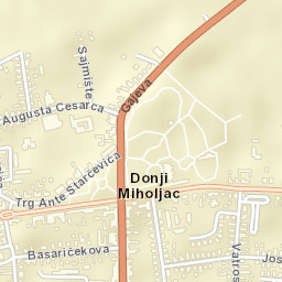 Donji Miholjac Street Map