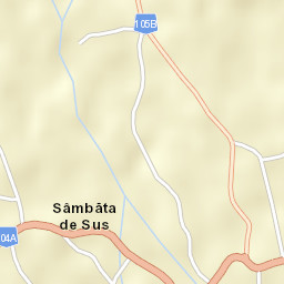 Sâmbăta de Sus Street Map