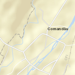 Comuna Comandău Street Map